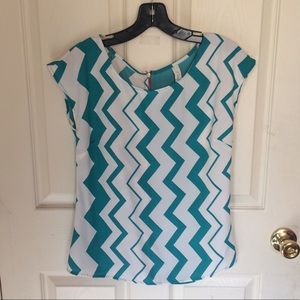 Candy Rose | Short sleeve striped blouse